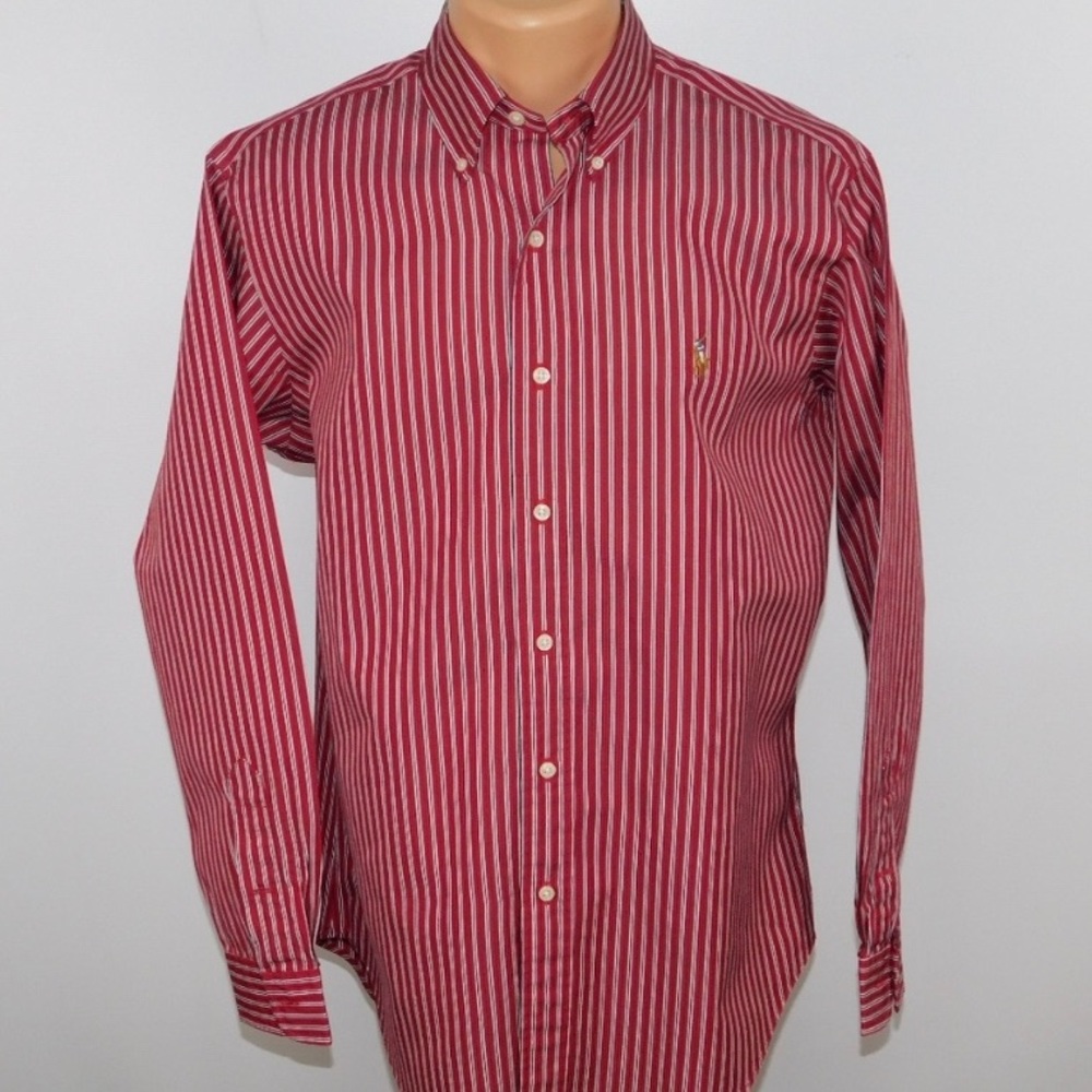 Ralph Lauren long sleeve button down shirt. M